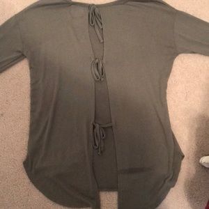Aerie Open Back Sweater